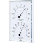 シンワ 温湿度計W−1 70510 角型 ホワイト 5個まとめ売り 【まとめ売り商品】