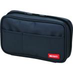 LIHIT ペンケース［ブックタイプ］ A7551-24 黒 20個まとめ売り 【まとめ売り商品】