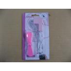 【色褪色】 ドウシシャ スマホクリップファン iPhone用 PIERIA ピンク FSV-01-PK ［DCモーター搭載］