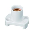 【パッケージ色褪せ】ヤザワ 保安球ソケットE12白 SF1200WH