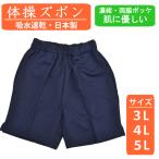 体操着 体操服 ズボン 大きいサイズ 3L 4L 5L 体操パンツ 送料無料 濃紺 綿混 中学生 高校生 スクール