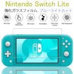 ニンテンドー スイッチライト ガラスフィルム 任天堂 Nintendo Switch 保護フィルム  強化保護ガラス 9H ガラス飛散防止 指紋防止 気泡ゼロ ブルーライトカット