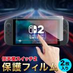 ニンテンドー スイッチ2 ガラスフィルム 2枚 任天堂 Nintendo Switch2 保護フィルム 硬度9H ガラス飛散防止 指紋防止 気泡ゼロ ブルーライトカット