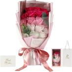  мыло цветок букет роза розовый бумажный пакет есть градация подарок подарок женщина популярный День матери мужчина ( градация розовый,?)