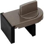 窓ストッパー ロック ウインドロック 補助錠 子供安全ロックド アレバーロック いたずら防止 ペット ベランダ 鍵(ブラウン, S)