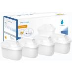 社外互換品 浄水ポット 交換用カートリッジ ブリタ マクストラ BRITA MAXTRA 対応 浄水器用 高除去 MDM(白, 4個セット)