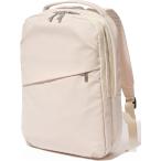 ミニマリストの女性に 新登場、薄さ8cmのスマート リュック レディース 14インチPC A4(オフホワイト,  Free Size)