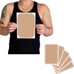 タトゥー隠し シール 刺青 入れ墨 隠す 防水テープ 特大 大判(肌色 5枚セット,  A5)