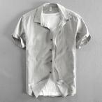 白シャツ カジュアルシャツ メンズ 