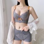 補正 育乳 補正下着 ブラ＆ショーツセット レディース 可愛い 脇高 小胸 垂れ防止 エレガント ワイヤー入り 寄せ上げ 美乳 脇スッキリ 谷間 盛れる 勝負下着