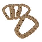 mollekalabina большой 4 шт. комплект plate багажник грудь lig милитари скумбиря ge милитари D кольцо Гримм блокировка VIPER DESIGN (TAN 4 шт. комплект )