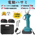 充電式剪定ばさみ 電動ハサミ 切断枝径30mm 剪定鋏 コードレス 0.65kg軽量 植木 盆栽 枝 園芸ガーデンツール コードレス 庭木 枝切り ガーデニング