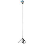 エレコム 三脚 ロングタイプ 最大160cm  iPhone/Android 用  アクセサリーシュー付 ブラック P-STSRSLBK
