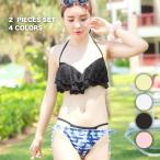  бикини 2 позиций комплект женский купальный костюм оборка гонки топ на бретелях женский взрослый частота u- бикини на завязках симпатичный Flare sexy . изначальный покрытие лето 