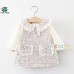春秋キッズワンピース女の子ワンピースベビー服 Aライン蝶結びフォーマル結婚式パーティー 入園式卒園式初節句お宮参り子どもパーティ可愛いベビードレス