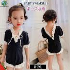  Kids купальный костюм девочка короткий рукав все в одном плавание одежда модный ребенок baby Junior 110 120 130 140 море бассейн пляжный курорт лето горячие источники детский сад уход за детьми . школа 