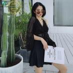 ワンピース水着 体型カバー 水着 レディース 大きいサイズ ママ水着 ミセス バスト 盛れる 水着 女性ぽっちゃり