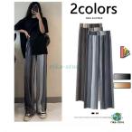 ショッピングスカーチョ パンツ ワイドパンツ スカーチョ バギーパンツ ストライプ ガウチョパンツ フレアパンツ イージーパンツ 体型カバー 春 夏 秋 ロング レディース ボトムス ワイ