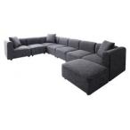 ショッピングコーナー コーナーソファ レイアウト自由自在大型L字モダンデザインコーナーソファ ソファ 幅300cm