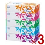 ティッシュ 業務用 200組 5箱 まとめ買い エルモア NEW 3セット