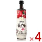 ミチョ ザクロ酢 美酢 900ml 4本セット 飲むお酢