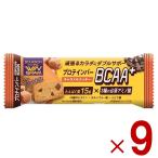 ブルボン プロテインバー BCAA+ キャラメルクッキー プロテイン キャラメル クッキー タンパク質 9個