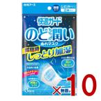 白元アース 快適ガード のど潤いぬれマスク レギュラーサイズ 無香タイプ 3回分 10個