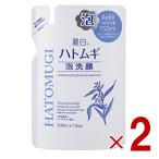 熊野油脂 麗白 ハトムギ泡洗顔 詰替用 詰替え 詰め替え 150ml 保湿 ハトムギエキス ヒアルロン酸 泡で出てくる 2個