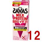 SAVAS The автобус MILK PROTEIN жир .0 молоко протеин 200ml клубника тест диета Meiji meiji бумага упаковка протеин 15g 12 шт 