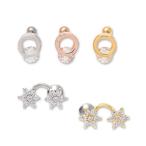 Yahoo! Yahoo!ショッピング(ヤフー ショッピング)片耳 ピアス サージカルステンレス キュービック レディースピアス メンズピアス サージカル ステンレス メンズ レディース おしゃれ かわいい シンプル 簡単