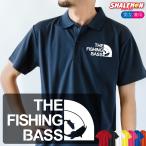 バス釣り ポロシャツ メンズ レディース 半袖  ( 選べる13色 ポロ THE FISHING BASS フェイス ) ブラックバス ルアー ロッド ワーム 釣りガール プレゼント (Q7)