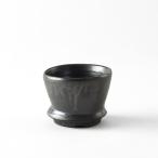 KAMIYAMA -MANGAN- RIM[S] φ9cm×6.5cm марганец . обод type 3 номер ручная работа цветочный горшок горшок низ дыра серебряный silver gray уголь градация модный симпатичный 