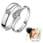 ショッピングペアリング 指輪 ペアリング シルバー メンズ レディース 20代 30代 40代 ホワイトデー バレンタイン クリスマス 女性 男性 上品 重ね