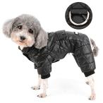 ZUNEA犬服秋冬ダウンつなぎロン...