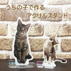 ペット仏具 うちの子の写真で  アクリル フォトスタンドS オリジナル 愛猫 フォトプレート 愛犬 ウエルカムボード ペット メモリアル 位牌