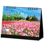 『 日本一美しい花風景を散歩する 』 2025年 カレンダー 卓上 【両面仕様 144×182mm】 風景 YE-07