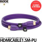 RODE HDMICABLE1.5M-PU HDMIケーブル 4K60p/18Gbps HDMI2.0対応 1.5m パープル 【メール便 送料無料】