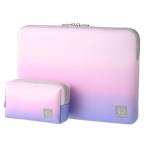 ハクバ SCH-PCMP133PK Chululu(チュルル) PCインナーケース 13.3インチ＆マルチポーチ オーロラ ピンク 【送料無料】