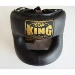 [ ликвидация запасов * супер сломан ] верх King бокс TOP KING BOXING кикбоксинг full-face headgear чёрный M размер 