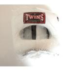  новый TWINS Twins натуральная кожа кикбоксинг full-face type headgear head защита белый M размер 