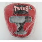  новый TWINS Twins натуральная кожа кикбоксинг headgear head защита красный L размер 