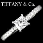 ティファニー ノヴォ プリンセスカット ダイヤモンド 0.32ct D-VS1-3EX リング Pt950