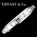  Tiffany бриллиант канал настройка частота кольцо Pt950 9 номер слабый 11P