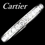 カルティエ ハーフエタニティー ダイヤモンド リング Pt950 ♯45