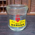[ редкость ]BERGER bell je Vintage стекло ведерко для льда лед inserting Франция античный модный интерьер смешанные товары 