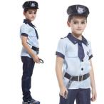 ハロウィン 衣装 子供 男の子 コスプレ 警察官　警察制服 ポリス お巡りさん 警視 コスチューム 子供用 男の子 キッズ 演劇 Halloween衣装