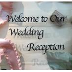  welcome board для наклейка ( чёрный. знак * кисть регистрация body )(1 листов ) [Welcome to Our Wedding Reception] свадьба свадьба черный 