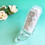 アクリル製ハイヒールのリングピロー 結婚式 プリンセス ウェディング シンデレラ 透明な靴 フラワーベース