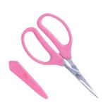 手芸用 はさみ クラフトハサミ キャップ付き ハマナカ 押し花作り お裁縫 ハンドメイド 鋏