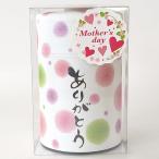 母の日ギフト ありがとう 煎茶ティーバッグ 1缶 わだのめぐみ 水玉 お茶缶 日本茶 プレゼント